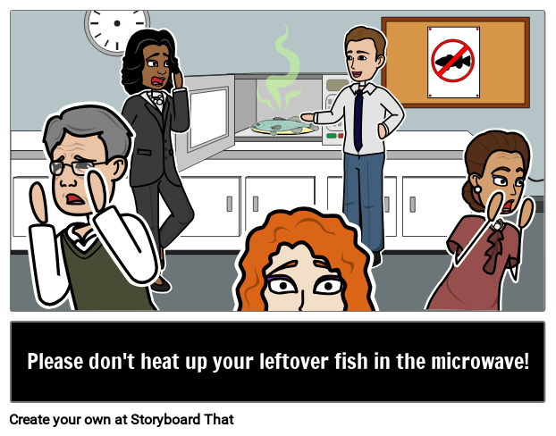 Leftover Fish Storyboard par sayer
