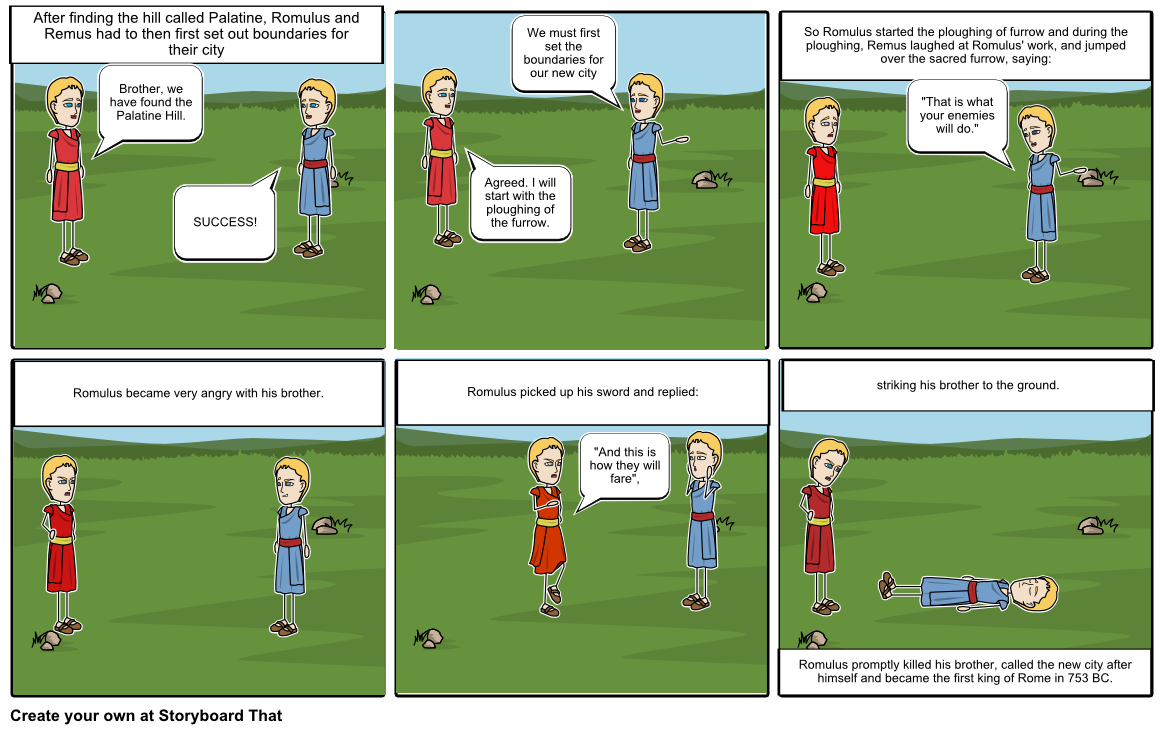 ROMULUS AND REMUS Storyboard by scele6188