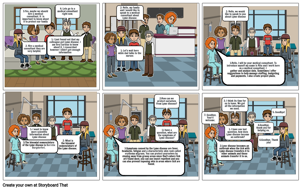 Lyme disease Storyboard by sciencecapstoneprojectwow