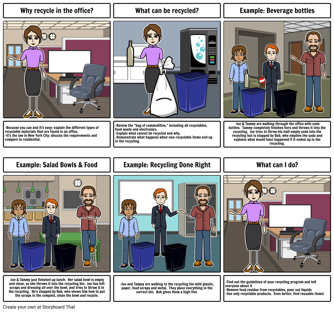 Brookfield Recycling Video Storyboard by scottwolffff