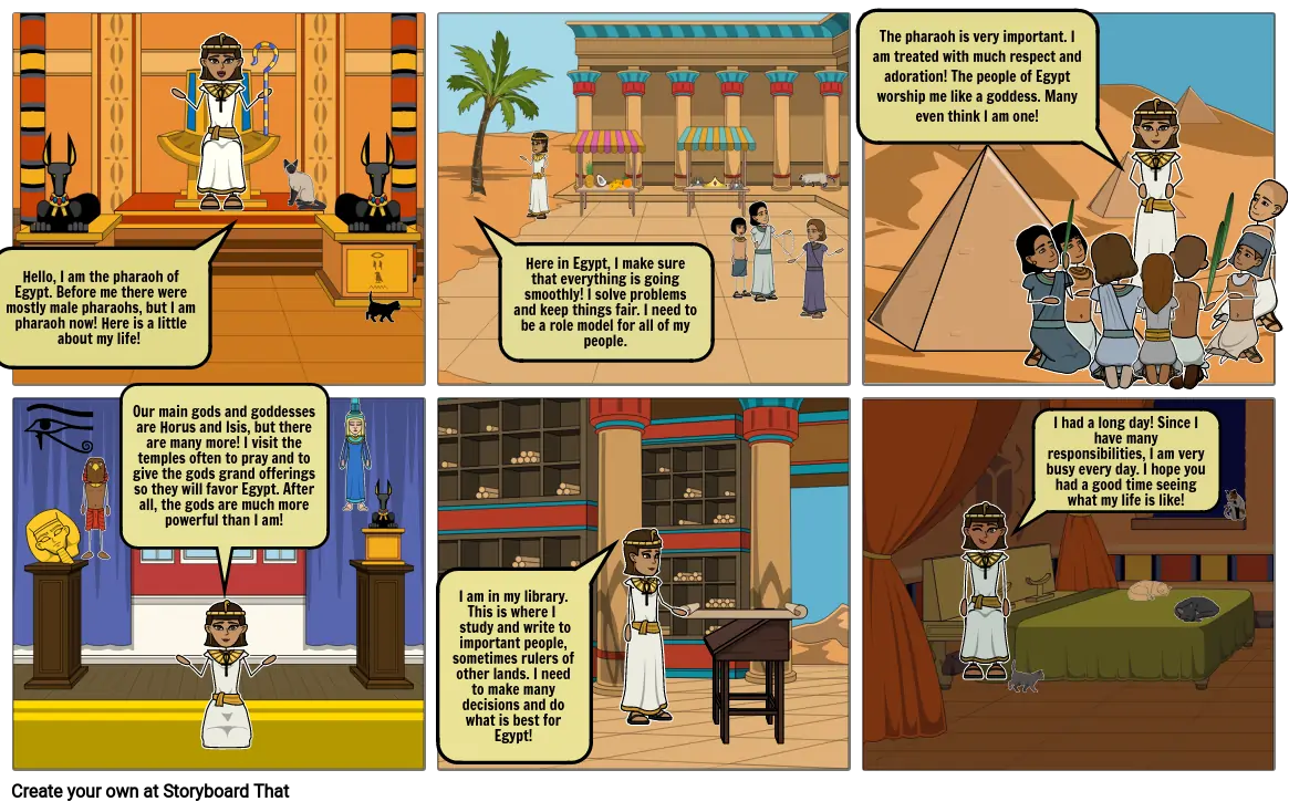 Egyptian Comic Strip