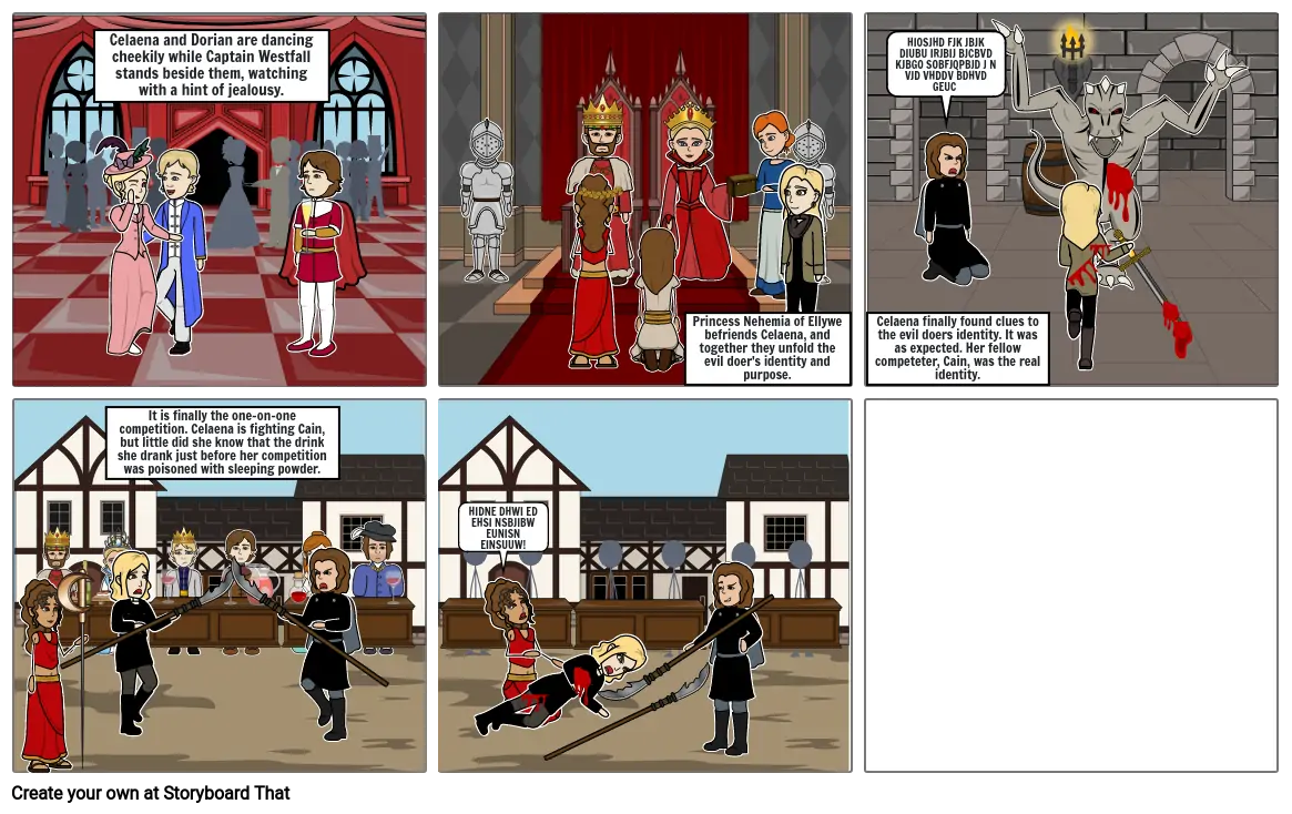 Throne of Glass - Cartoon Summary Part 2: By-Selena Gong 6E