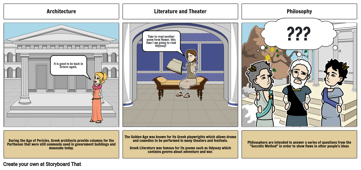 Athenian Golden Age Storyboard By Selinachen_12