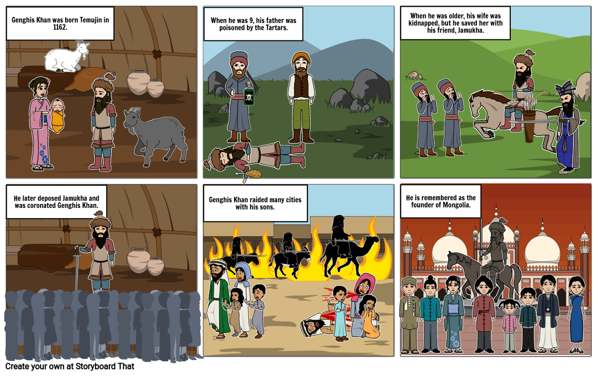 Genghis Khan Storyboard By Senthil0707that