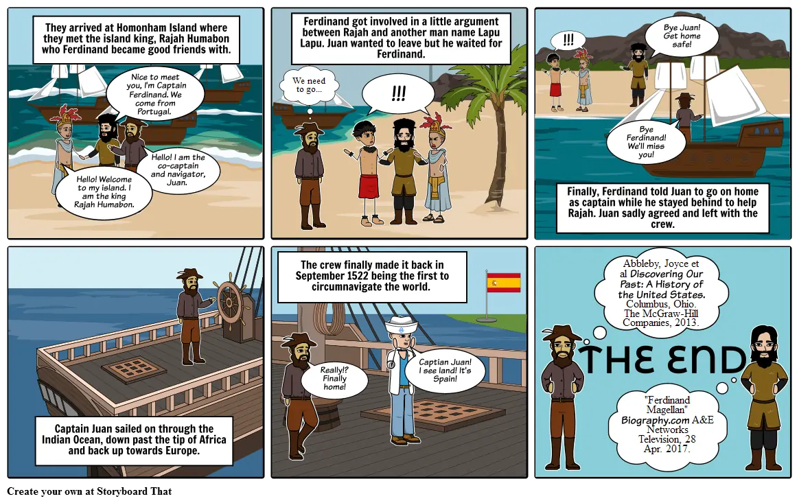 Ferdinand and Magellan Sail Around the World Part 2