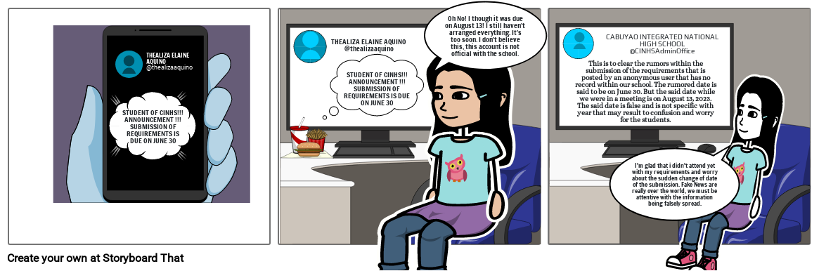 Responsible Use Of Media And Information Storyboard Responsible Use Of Media And Information Storyboard
