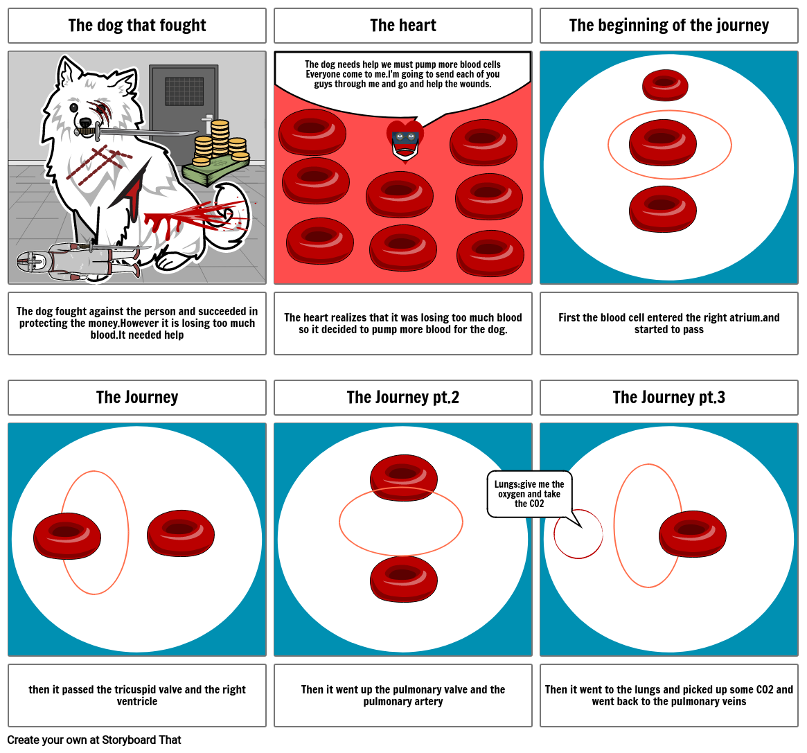 red blood cell journey story