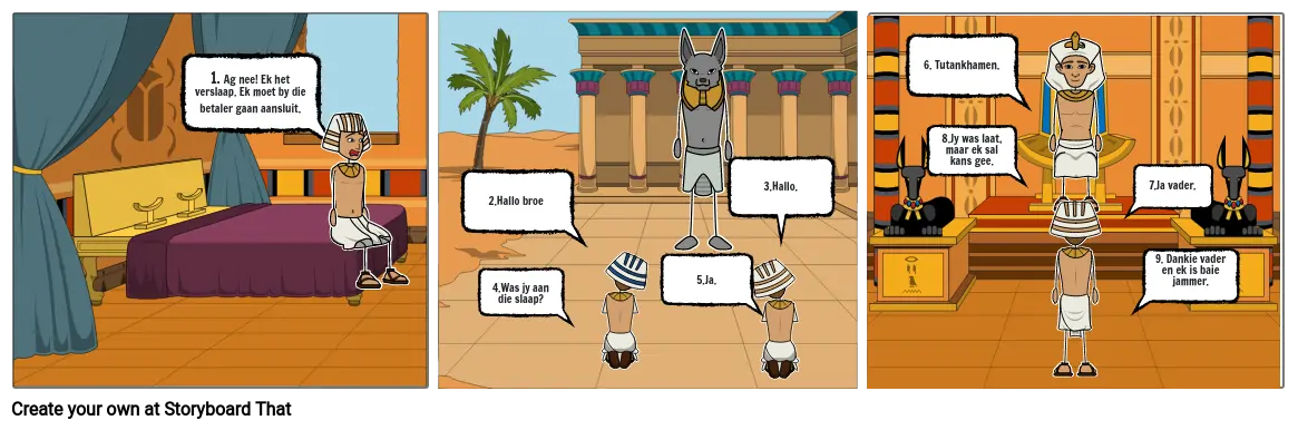 My Egyptian comic