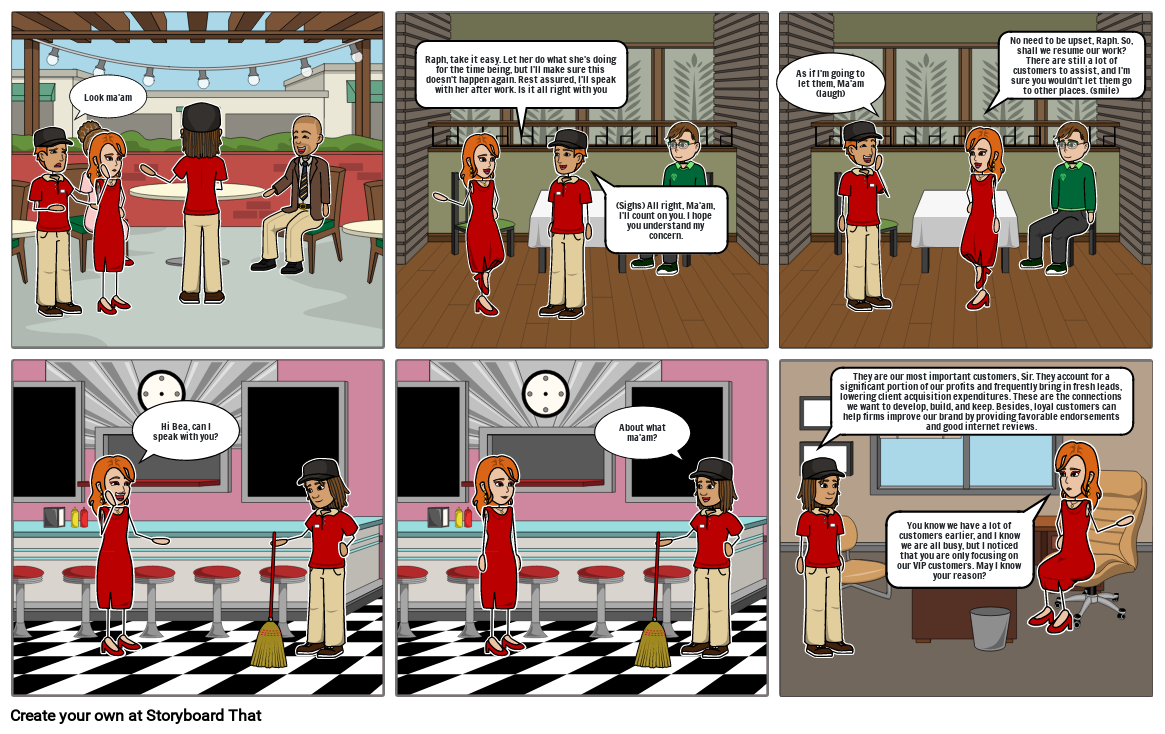 The Restaurant Pt.2 Storyboard by simplicio