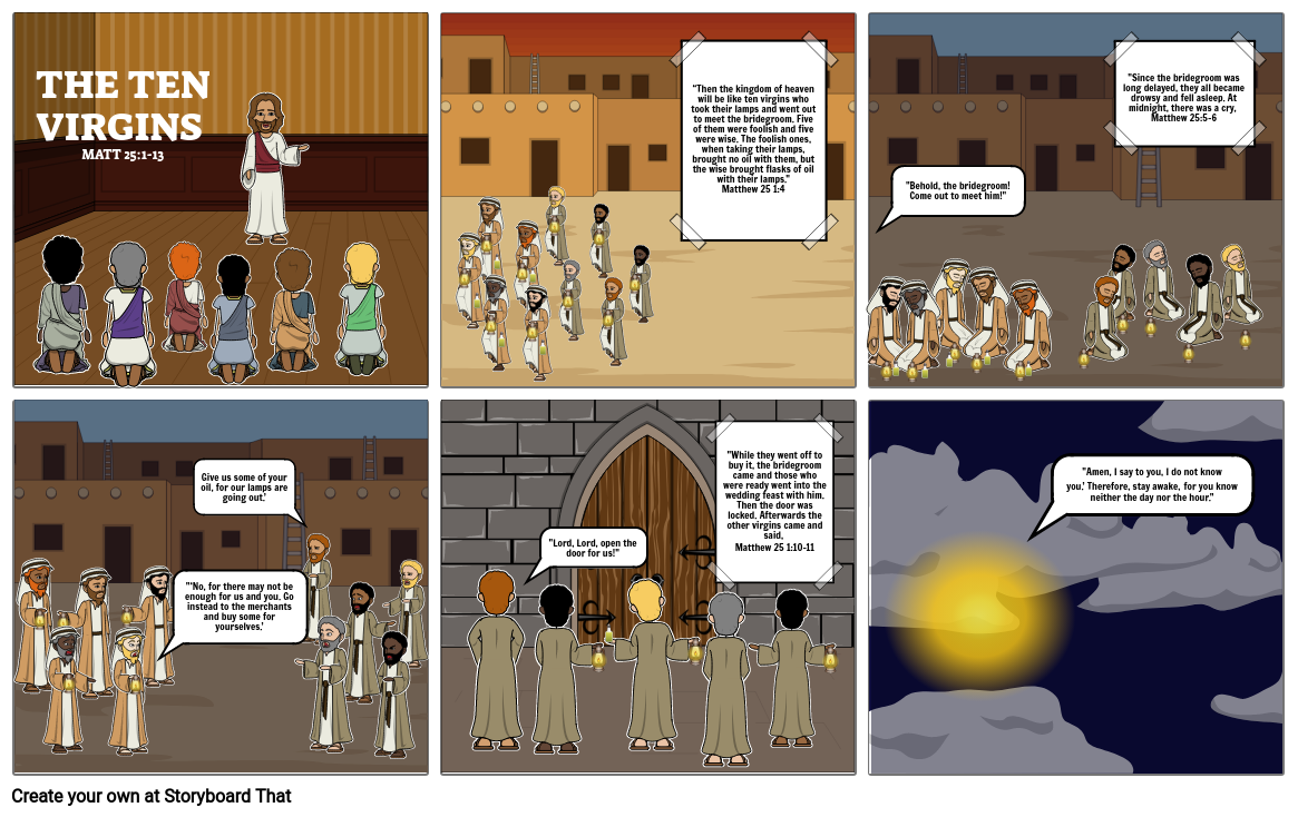 MATTHEW 25 1 13 Storyboard By Siobhanmw matthew-25-1-13-storyboard-by-siobhanmw