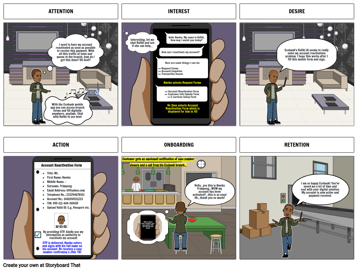 AIDA(OR) Storyboard &gt;&gt; Ecobank Innovation Race (Group 1)