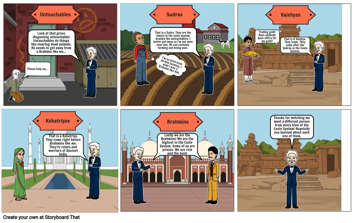 Ancient Indian Society Comic Strip