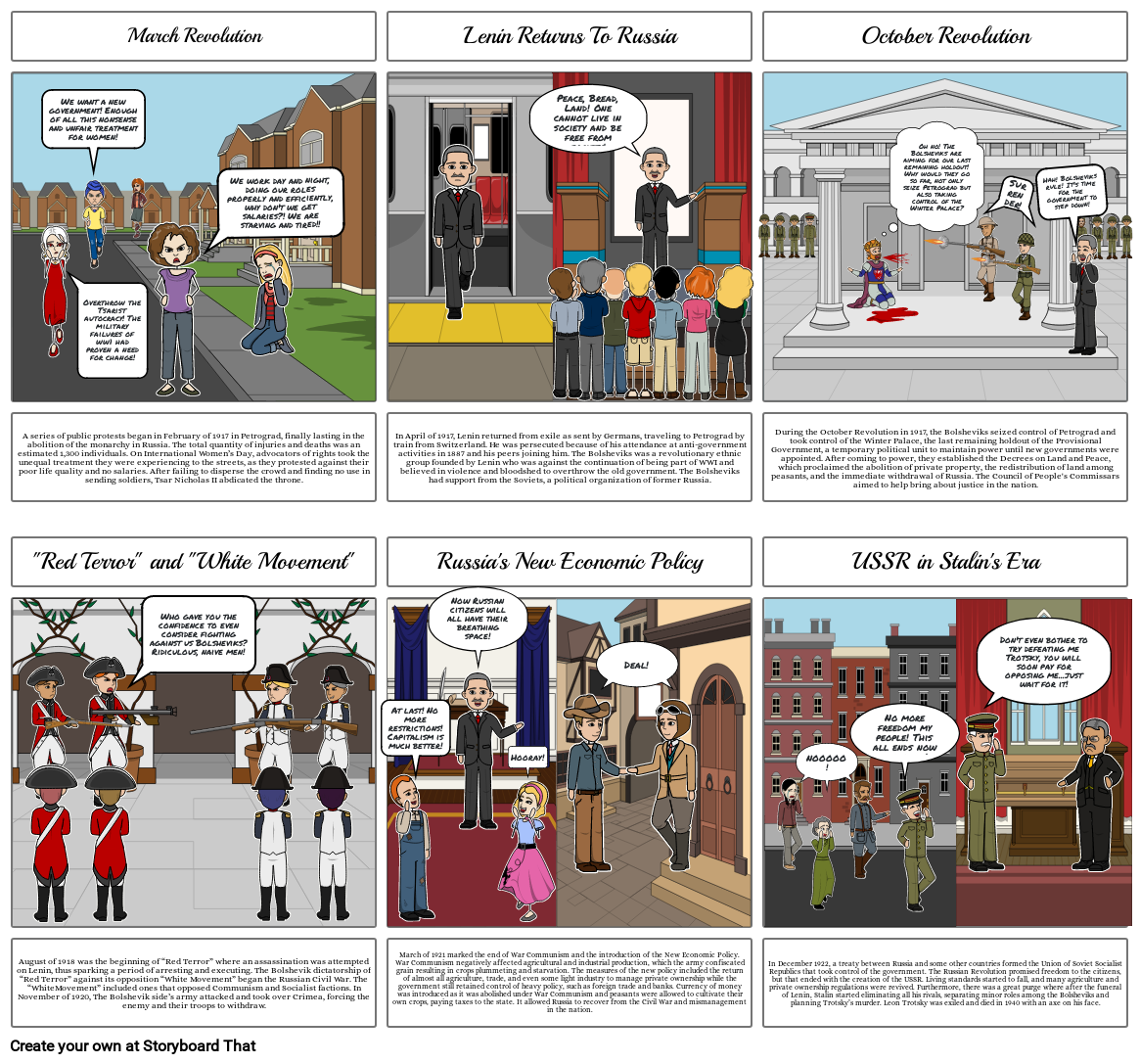 russian-revolution-timeline-storyboard-by-sissizhou