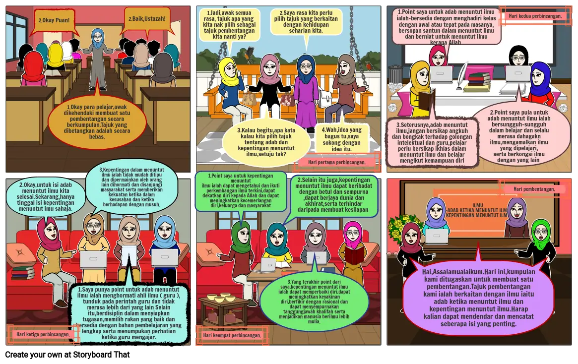 STORY BOARD MPU-ILMU