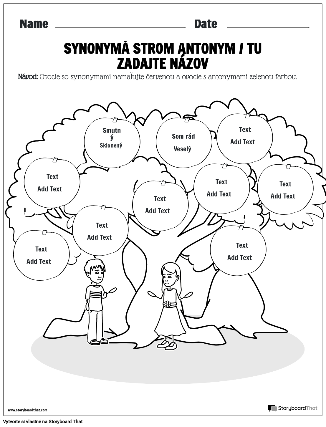 antonym-a-synonym-strom-pracovn-list-storyboard