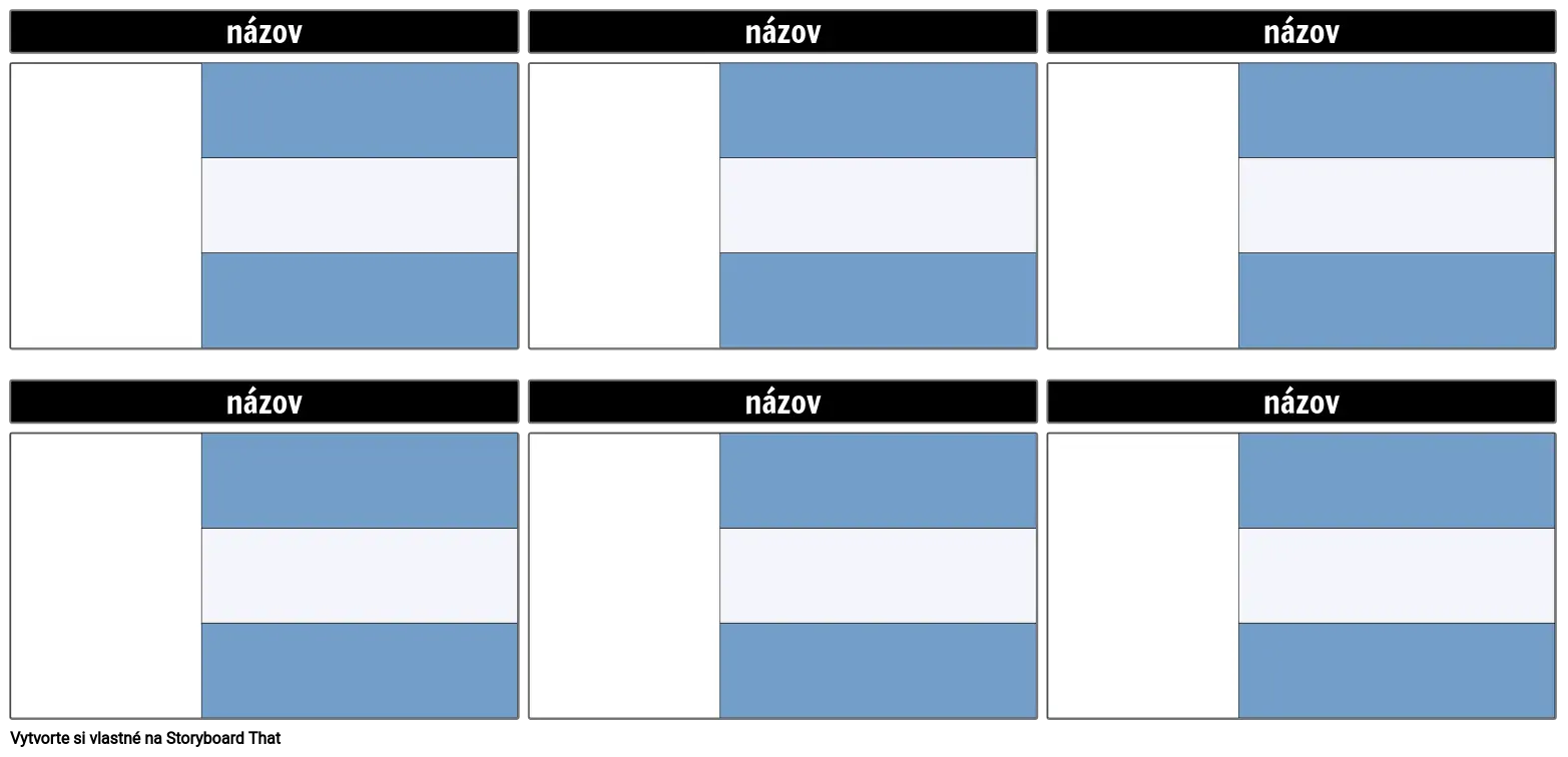 Mapa znakov 16x9 3 riadky polí