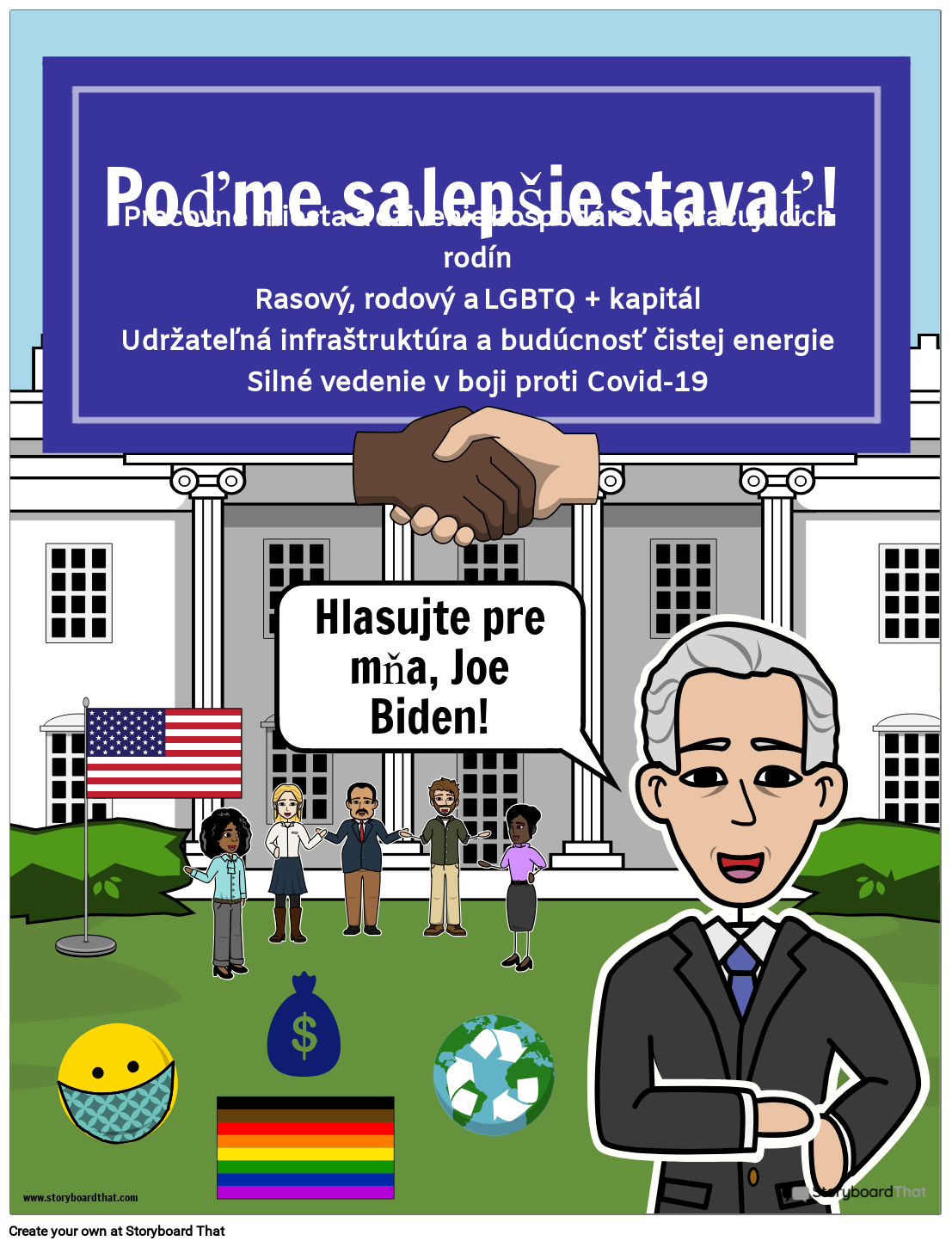 Plagát Kampane pre Joe Bidena