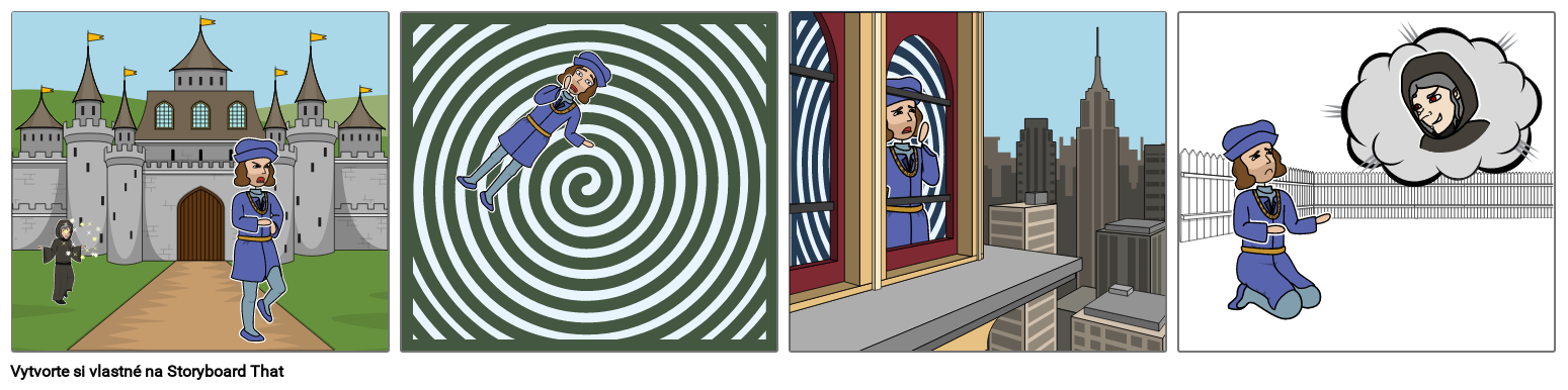 Play with Scenes - komiksový príbeh Storyboard
