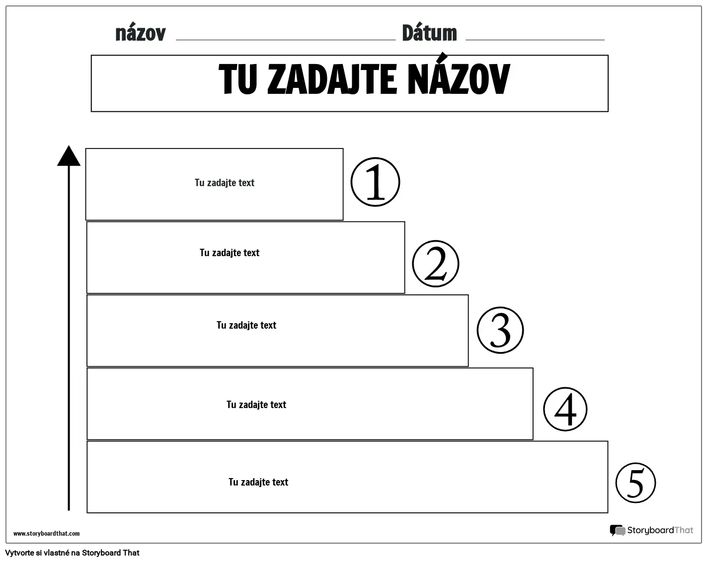 prispôsobiteľný pracovný list so zoznamom vrstiev