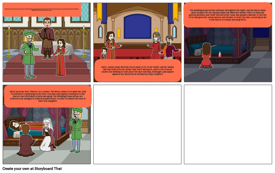 Romeo and Juliet One Pager