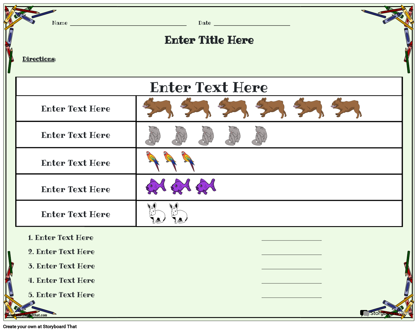 Barva Pokrajine Piktograma 1
