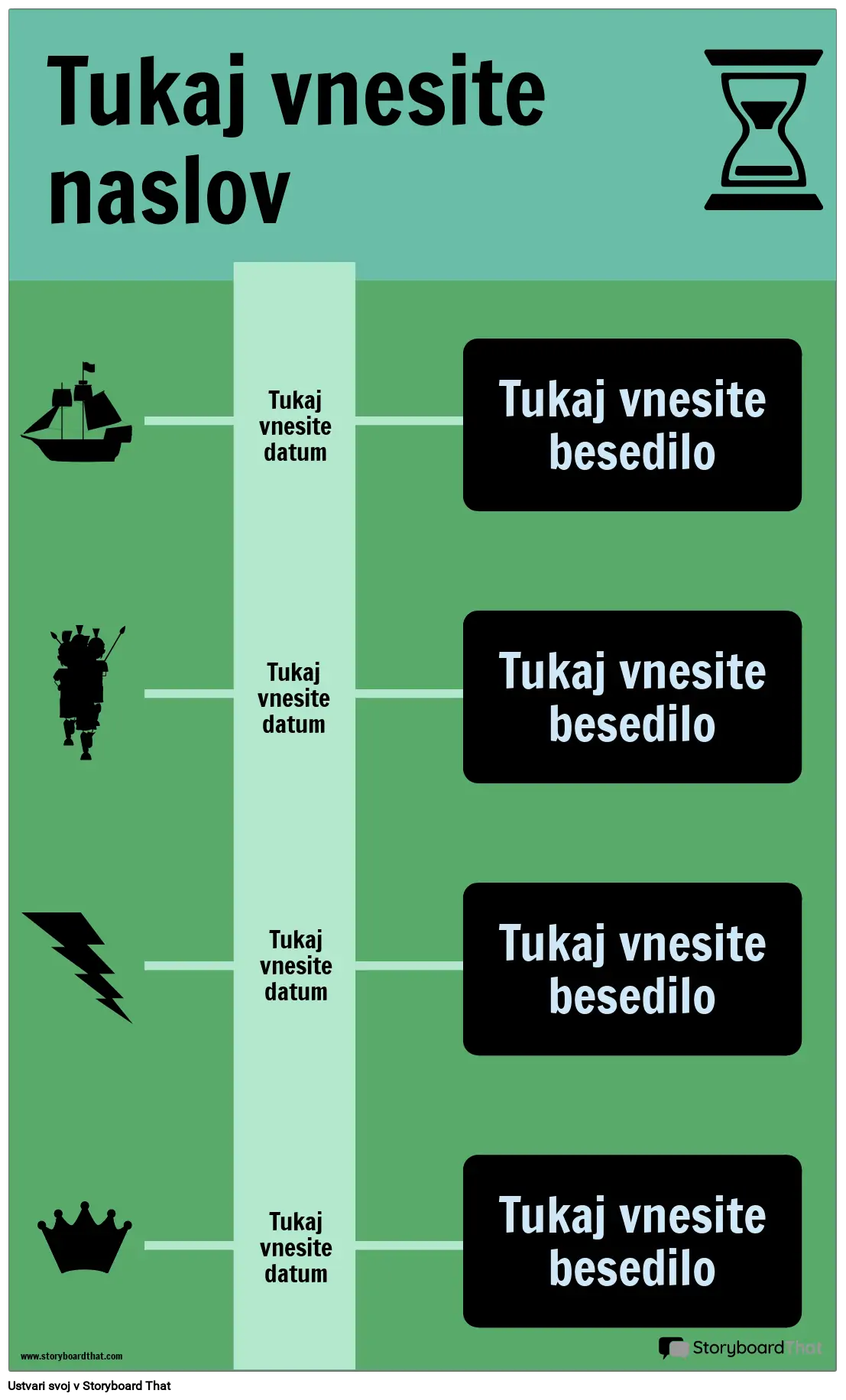 Block Timeline Infographic