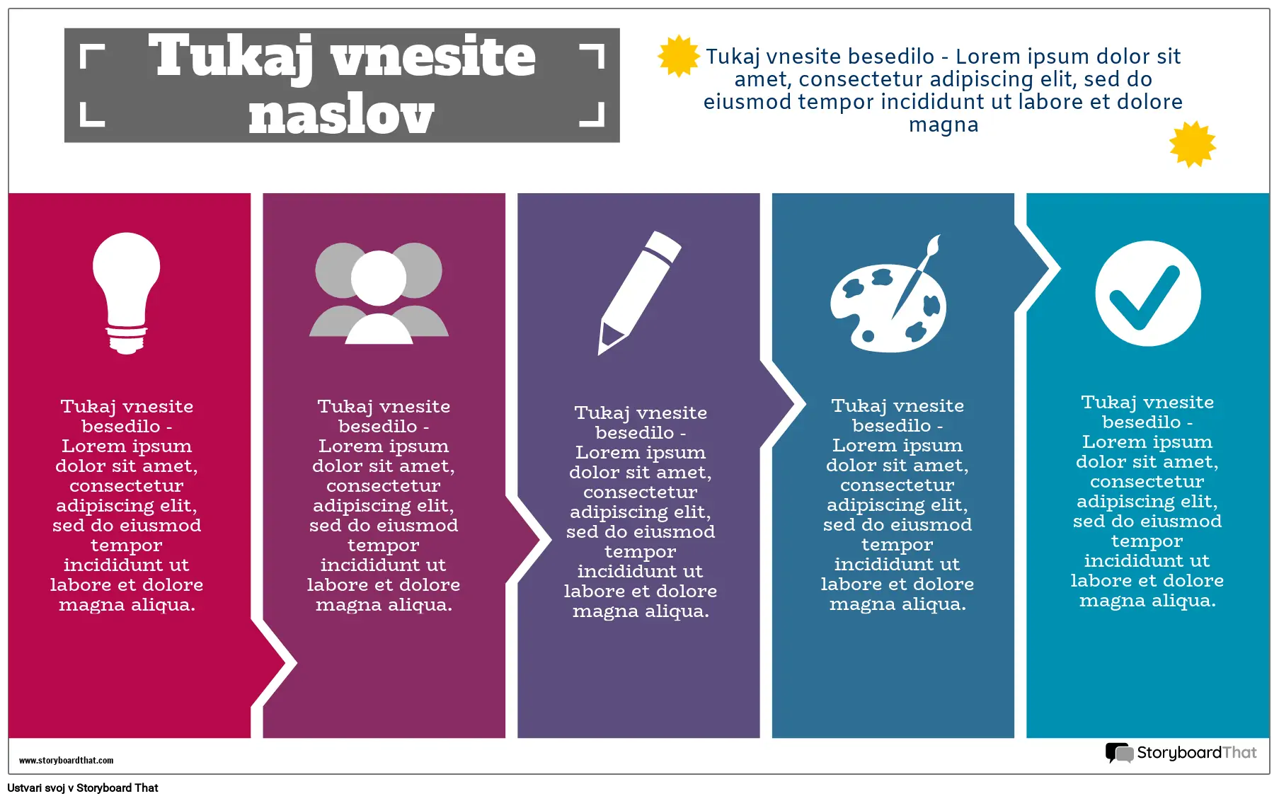 Diagram Poteka Infografika Pokrajinska Barva 4