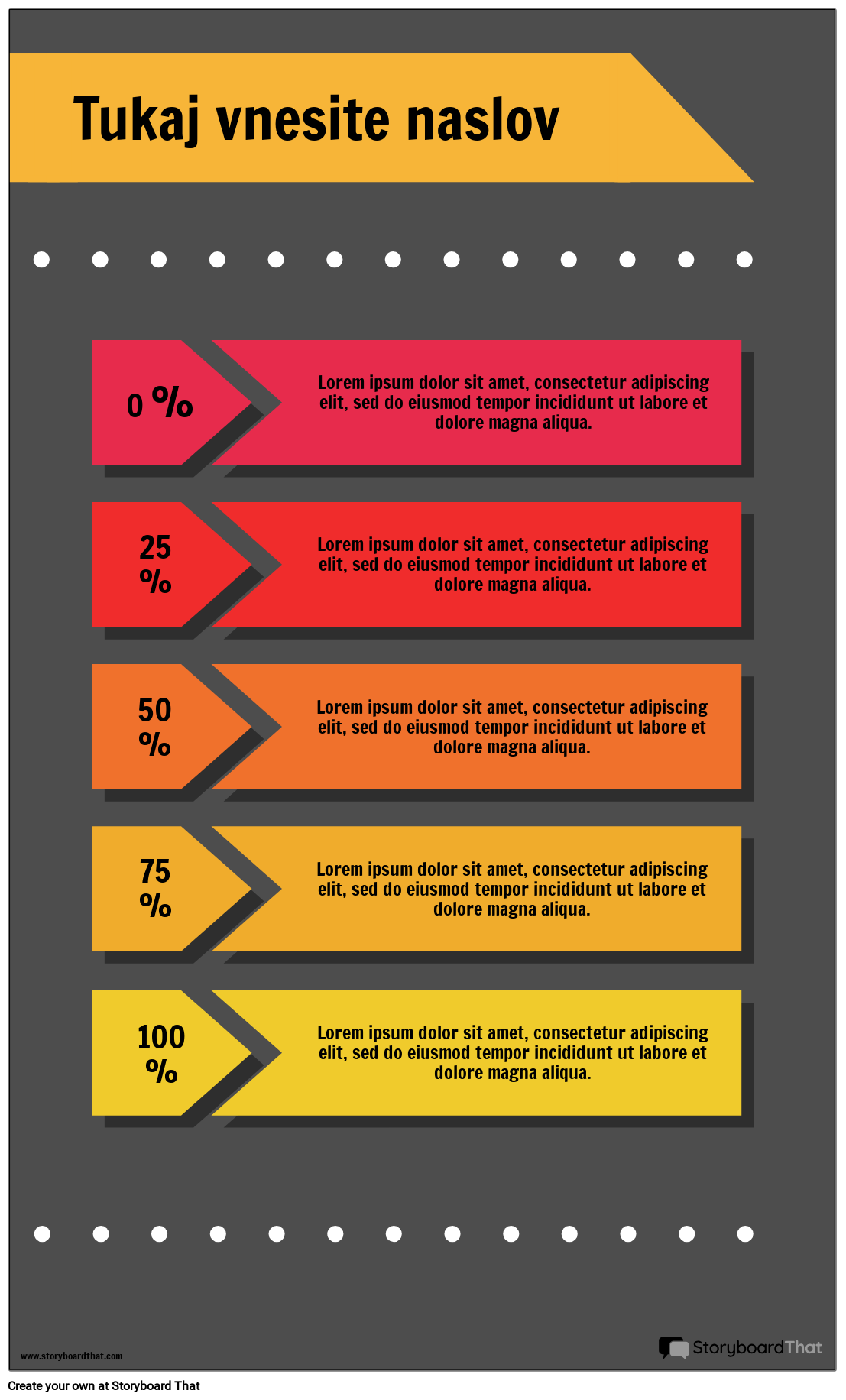Informacije o Vrstici Napredka 3