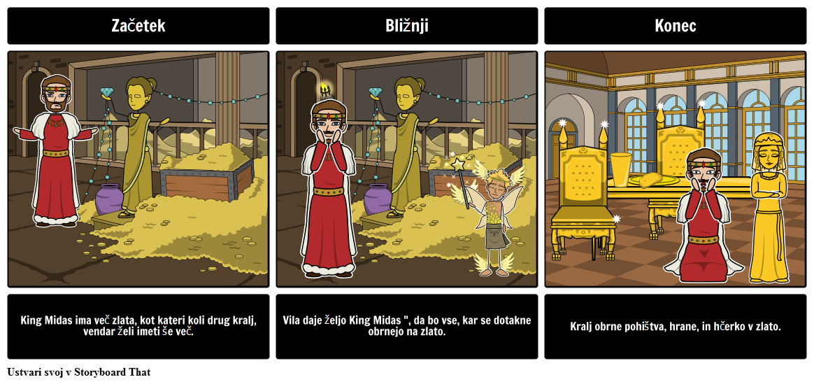 King Midas and the golden touch Storyboard by 3a012758
