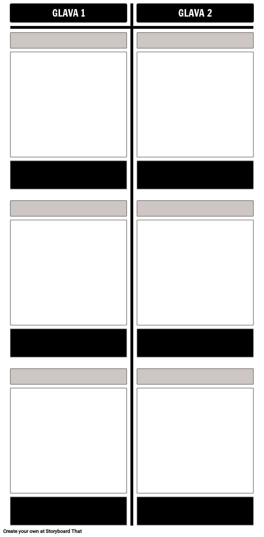 Naslov / Opis T-Chart