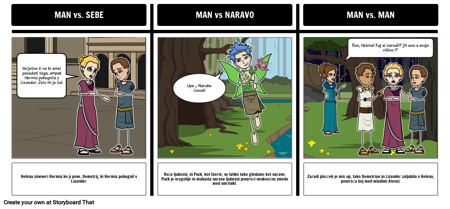 Sen Kresne Noči Literarni Konfliktov