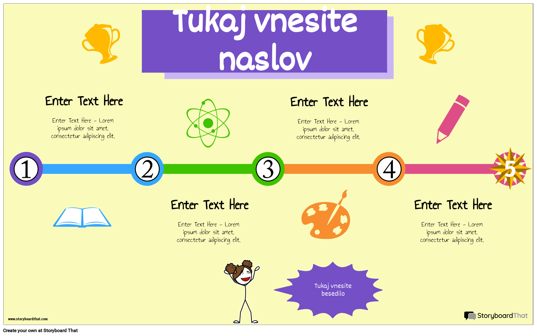 Seznam Infografika Barvna Pokrajina 3 Storyboard