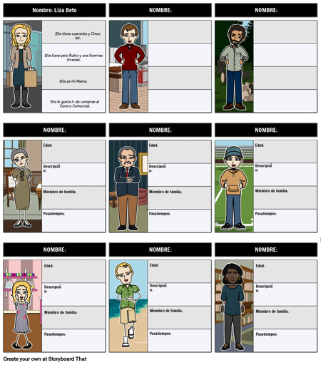 Špansko: ACTIVIDAD 4 - Družina