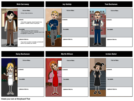 The Great Gatsby Znakov