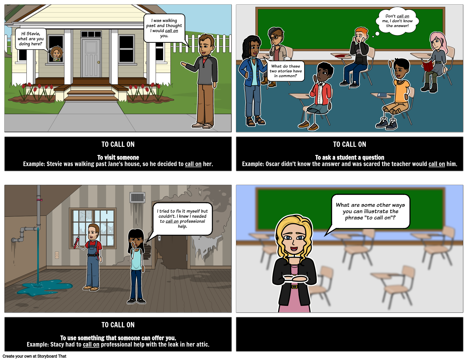 Za Klic Storyboard by sl-examples