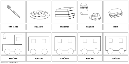 ZJUTRAJ MALČEK RUTINSKO VLAK