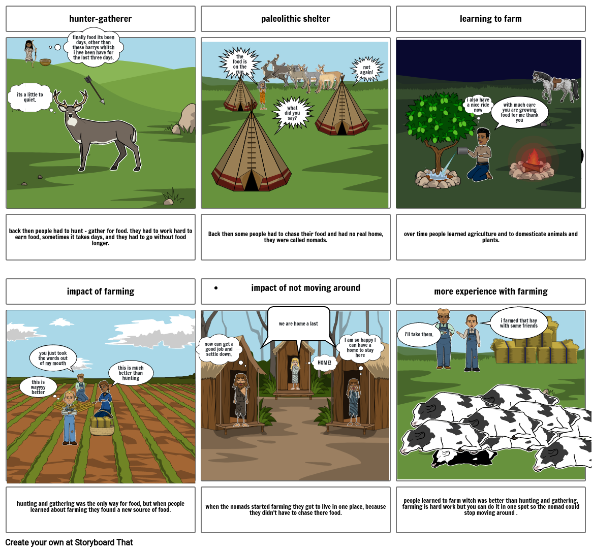 Neolithic Comic Storyboard By Sneverosky
