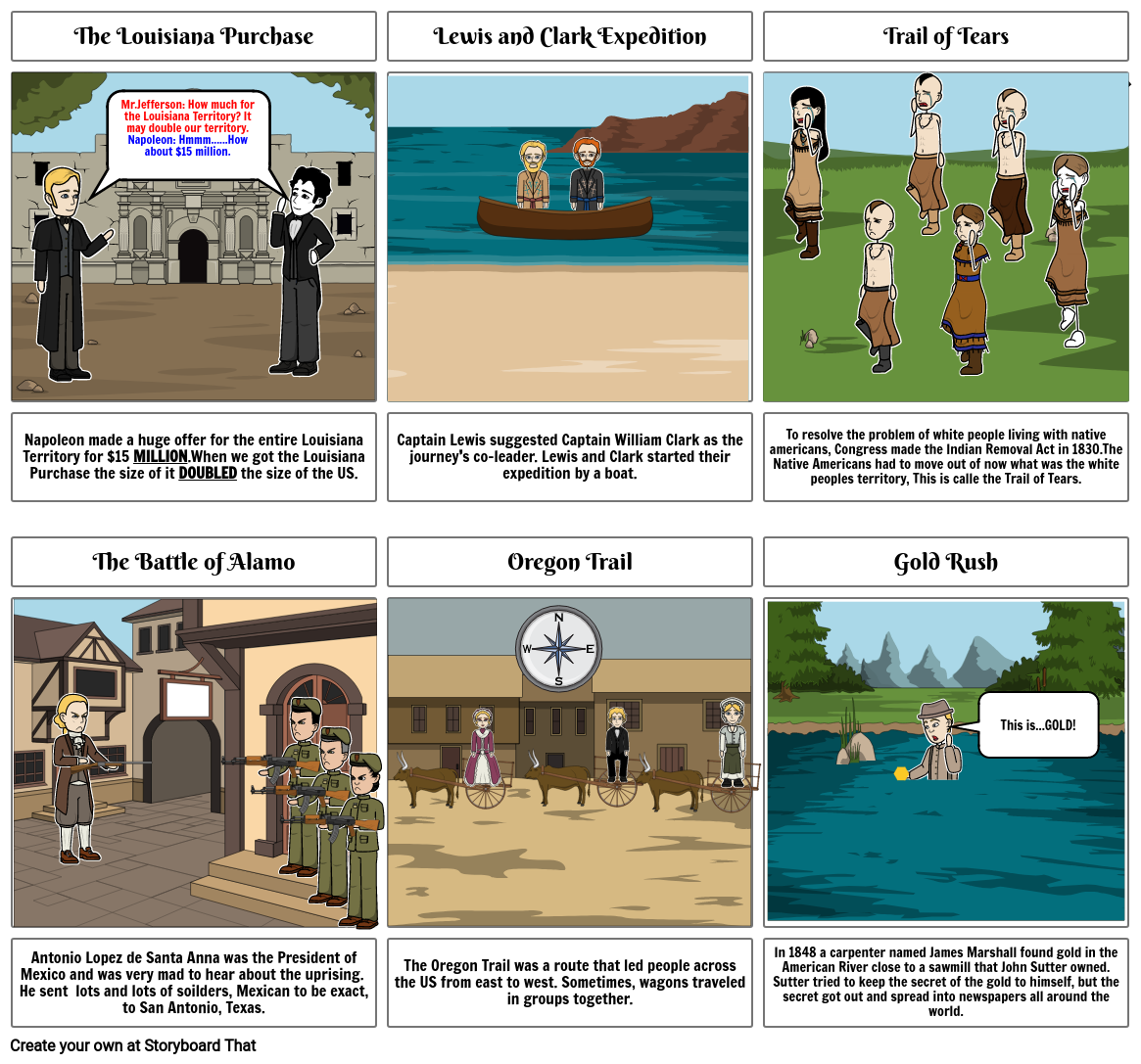 the-westward-expansion-storyboard-por-ssaanvi