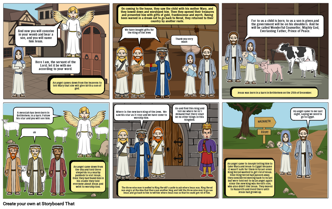 Birth Life Of Jesus Project Storyboard By Stella58425 birth-life-of-jesus-project-storyboard-by-stella58425