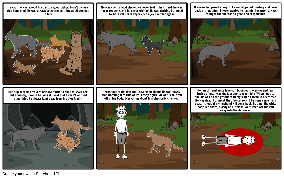 The Wifes Story Comic Strip Storyboard o stemple432