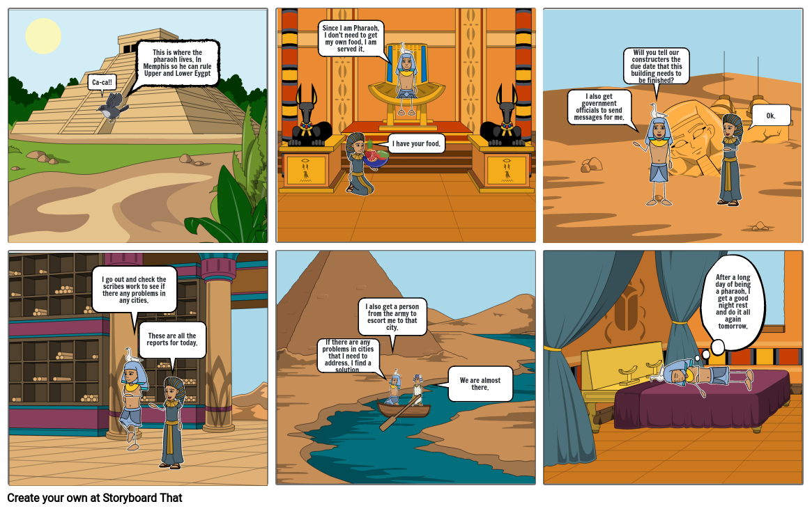 Ancient Egyptian Government Storyboard By Stewart5a