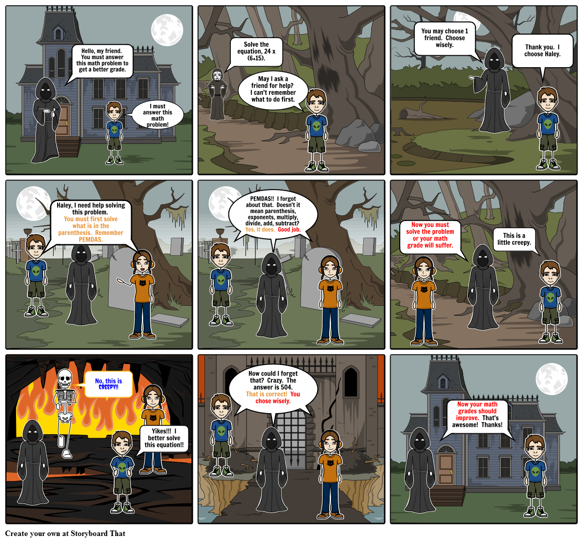 The Mathematician Storyboard By Sthornton12