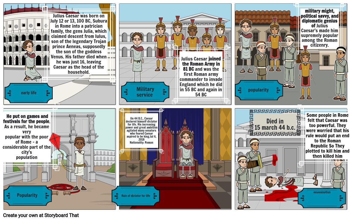 Julius Caesar Storyboard Par Stiller0222 5798