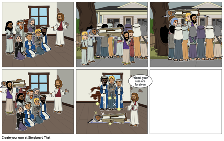 Jesus Heals A Paralysed Man