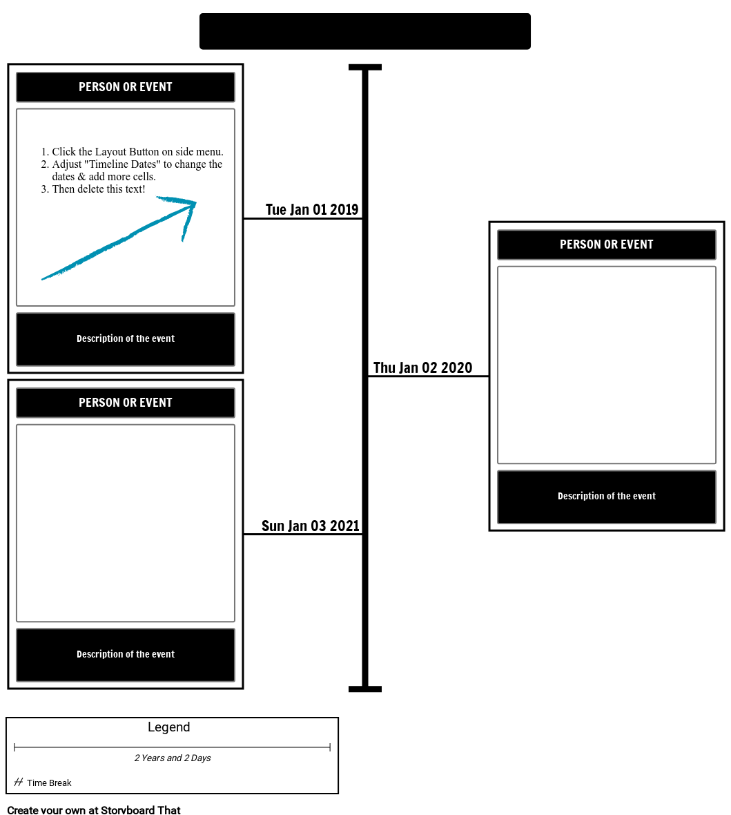 Blank Template Timeline