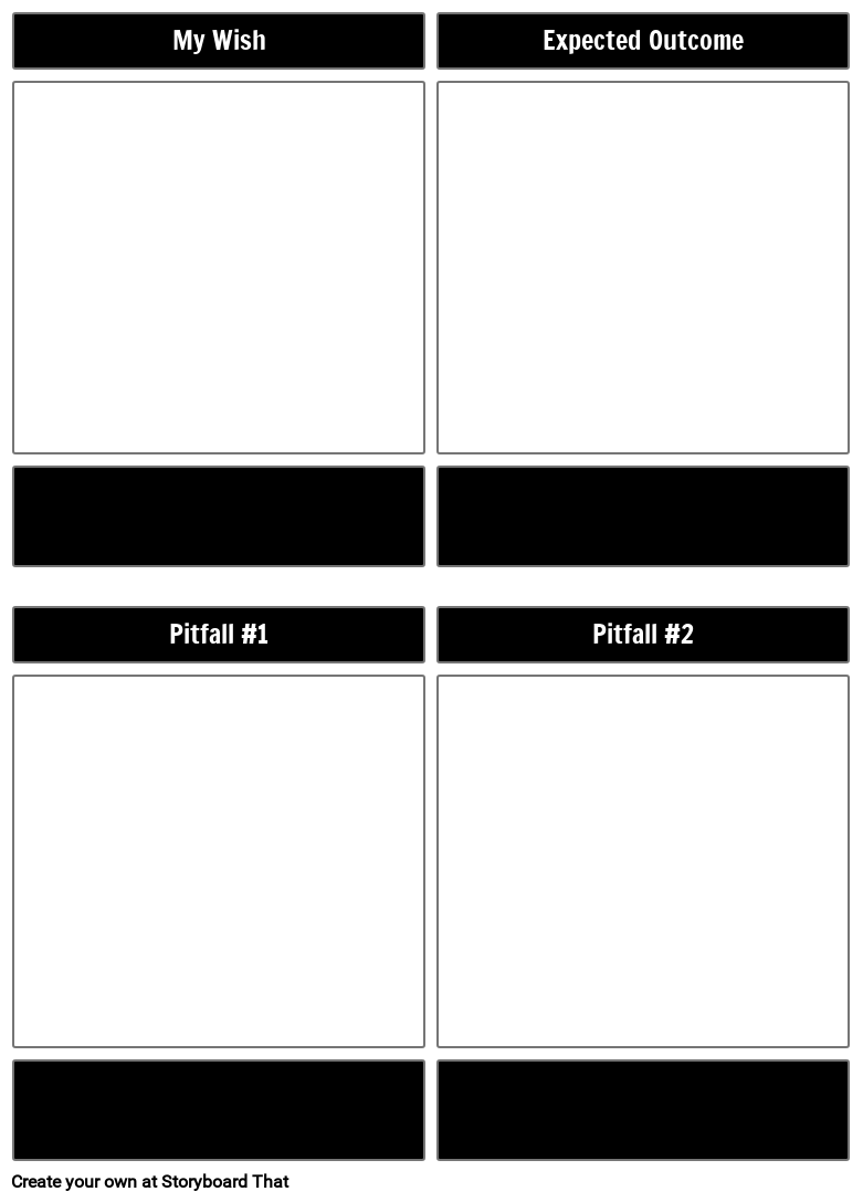 Monkeys Paw Wish Template Storyboard Door storyboard-templates