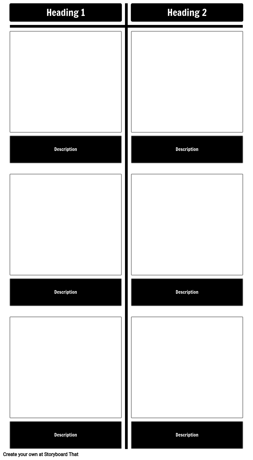 t-chart-3-rows-storyboard-by-storyboard-templates