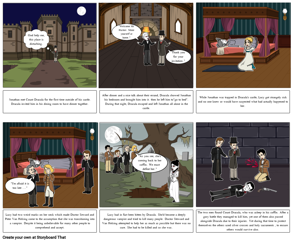 Dracula Storyboard by storyboard_read