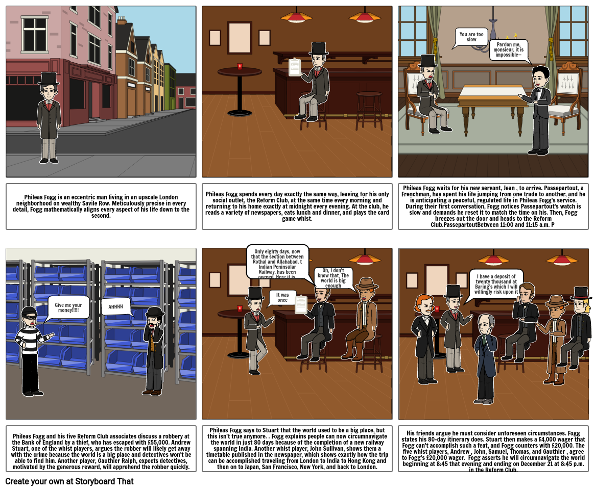 Around The World In 80 Days Storyboard by storyboardgroup