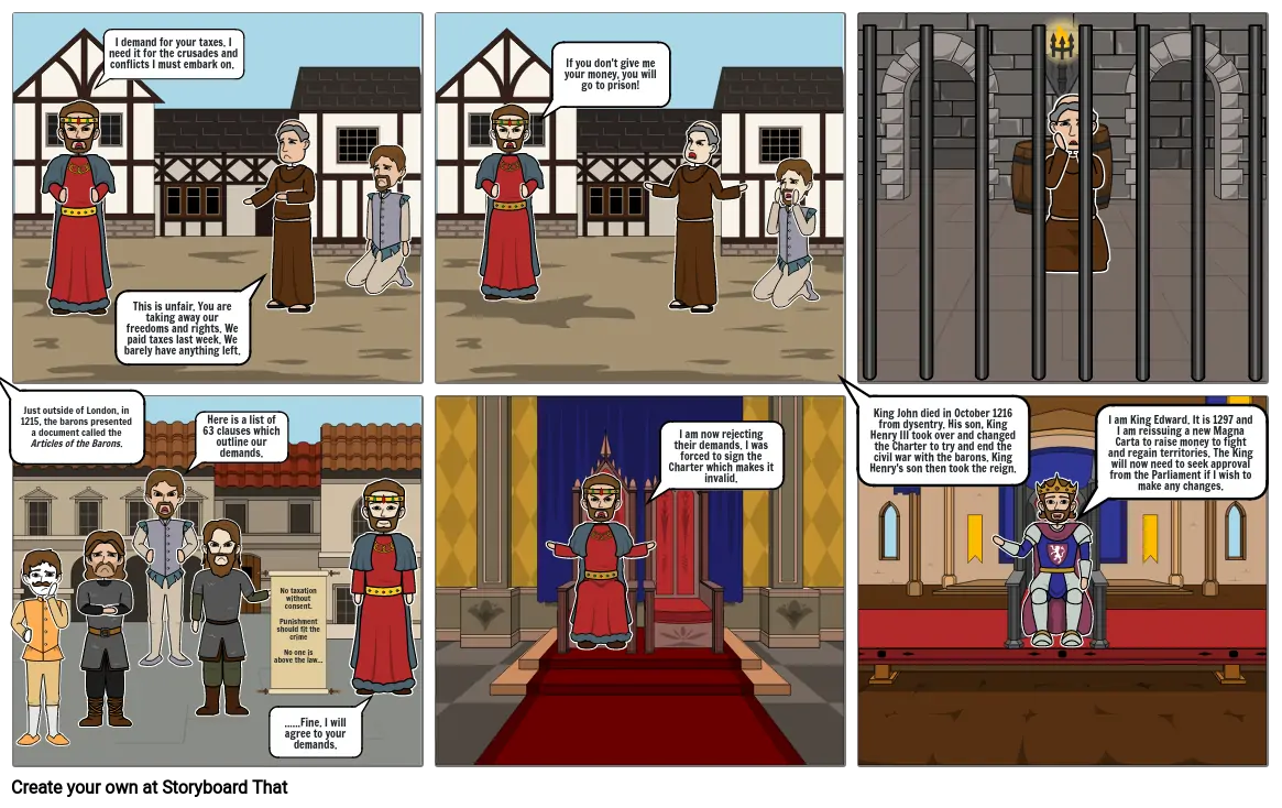 Magna Carta Storyboard by storyboardpdhpe